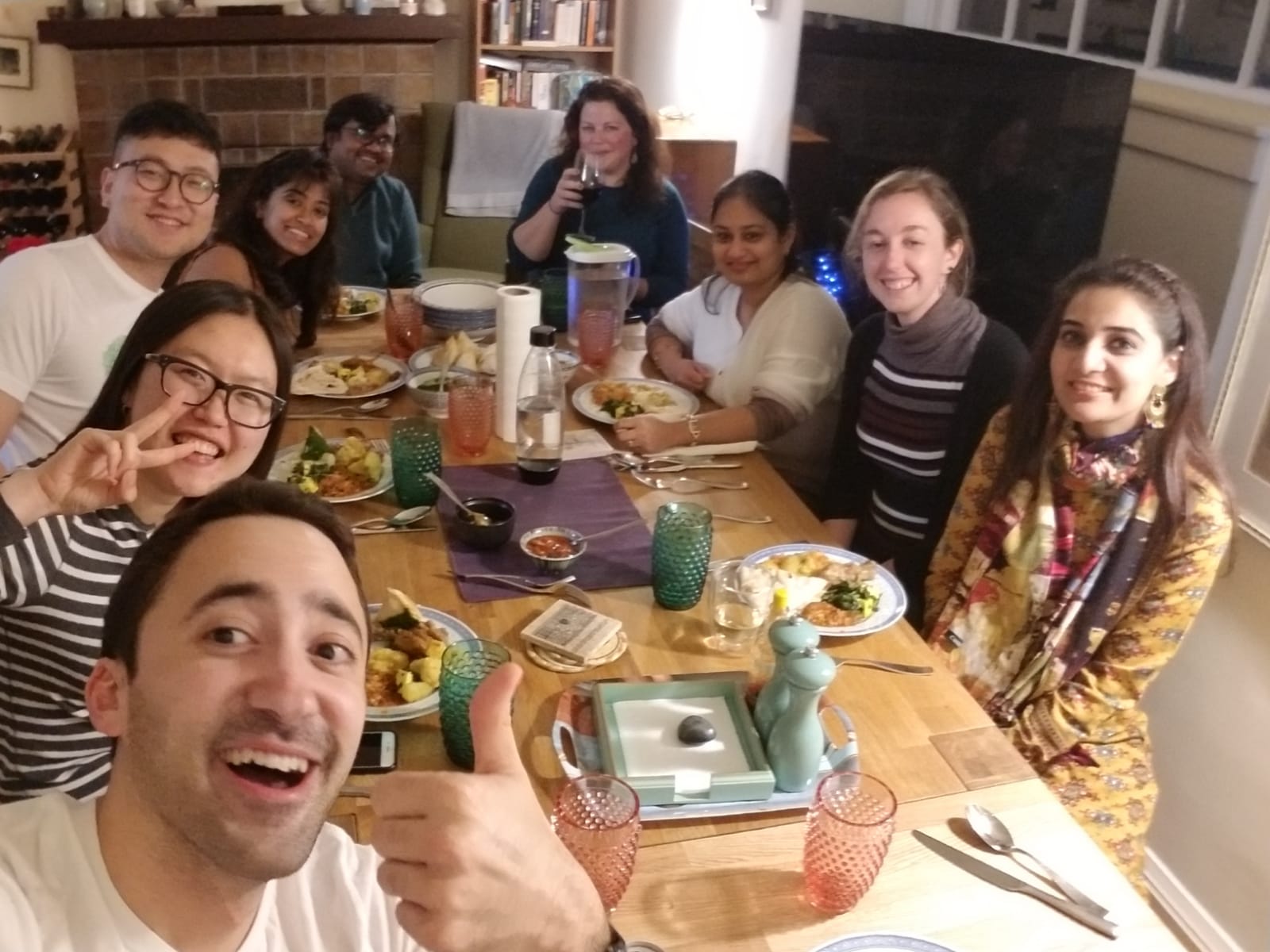 The lab's shinnenkai party, January 2020.