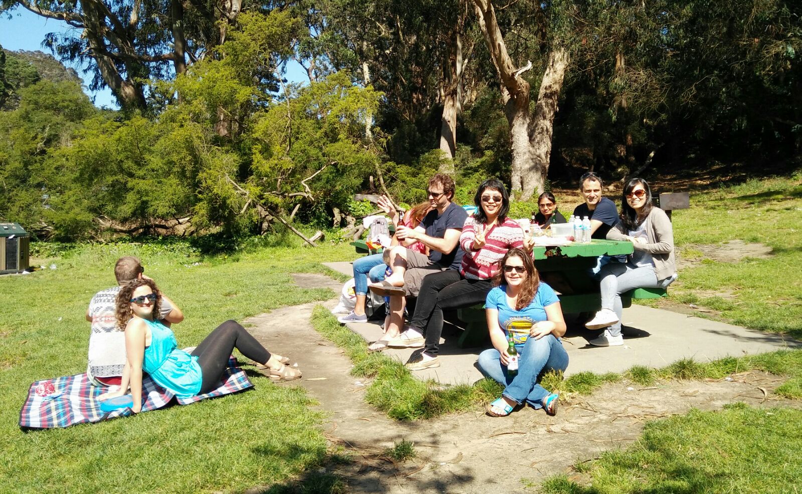 Lab BBQ in Golden Gate Park.